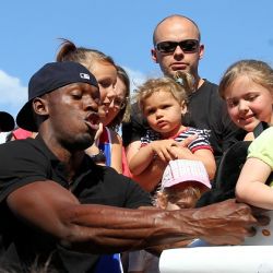Čokoládová tretra s Usainem Boltem, 23. 5. 2012