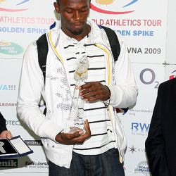 Usain Bolt přiletěl do Ostravy, 13. 6. 2009